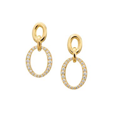 Gumuchian Carousel 18k Gold Double Link Earrings