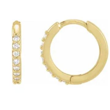 Lex Fine Jewelry Liv Diamond Huggy 14k White Gold
