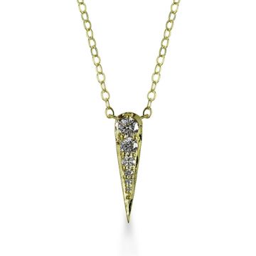 ILA 14k Yellow Gold Norya Diamond Necklace
