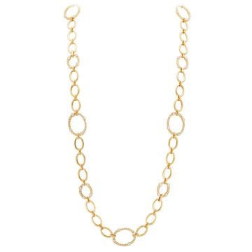 Gumuchian Carousel Convertible 18k Yellow Gold Diamond Necklace
