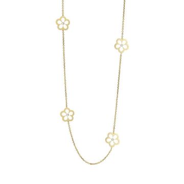 Gumuchian G. Boutique 18k Yellow Gold Diamond Daisy Necklace