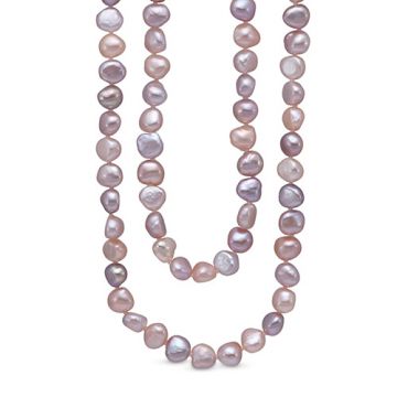Mastoloni Endless Style Multicolor Baroque Freshwater Pearl Strand Necklace