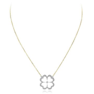Gumuchian G. Boutique 18k Two Tone Gold Diamond Kelly Necklace
