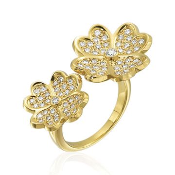 Gumuchian G. Boutique 18k Yellow Gold Diamond Kelly Ring