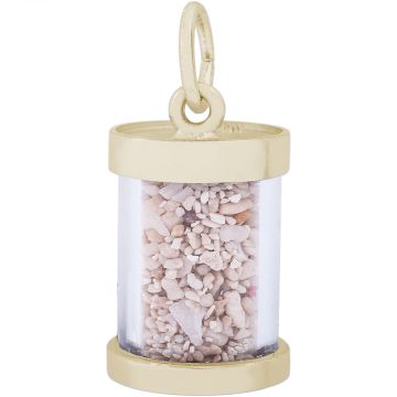 Rembrandt 14k Gold Curacao Sand Capsule Charm