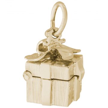Rembrandt 14k Gold Gift Box Charm