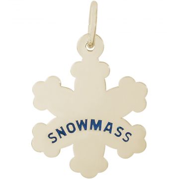 Rembrandt 14k Gold Snowmass Snowflakes Charm