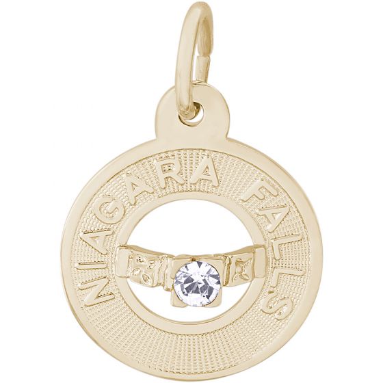Rembrandt 14k Gold Niagara Charm |Mazza Jewelry