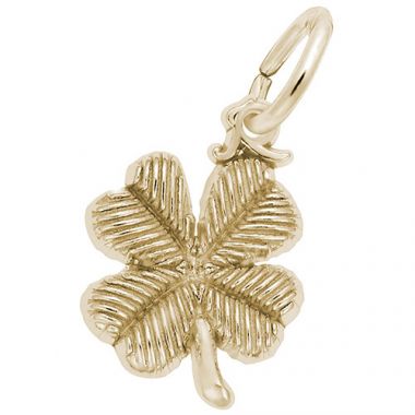 Rembrandt 14k Yellow Gold 4 Leaf Clover Charm