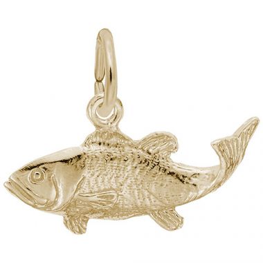 Rembrandt 14k Yellow Gold Fish Charm