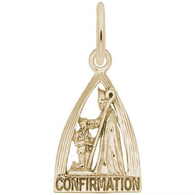 Rembrandt 14k Yellow Gold Confirmation Charm