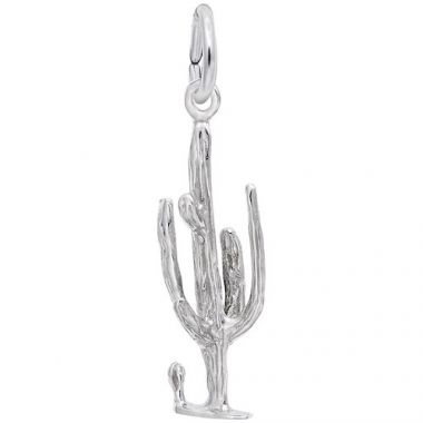 Rembrandt Sterling Silver Cactus Charm