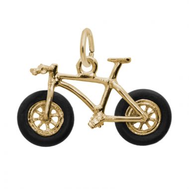 Rembrandt Fat Bike 10k Gold Pendant