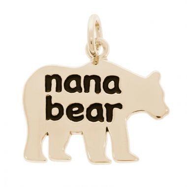 Rembrandt Nana Bear 10k Gold Pendant