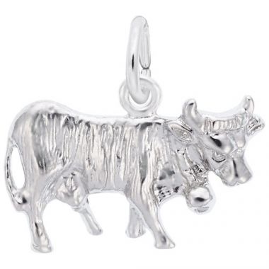 Rembrandt Sterling Silver Cow Charm