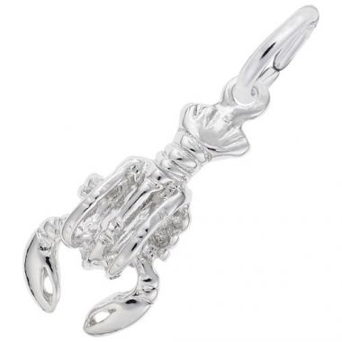 Rembrandt Sterling Silver 5/8 Inch Lobster Charm