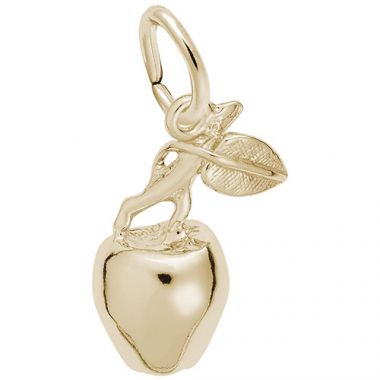 Rembrandt 14k Yellow Gold Apple Charm