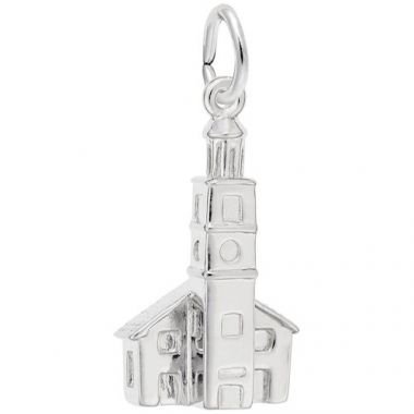 Rembrandt Sterling Silver St. John's Church Charm