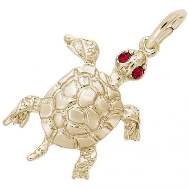 Rembrandt 14k Yellow Gold Turtle Charm