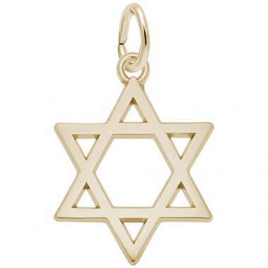 Rembrandt 14k Yellow Gold Star Of David Charm