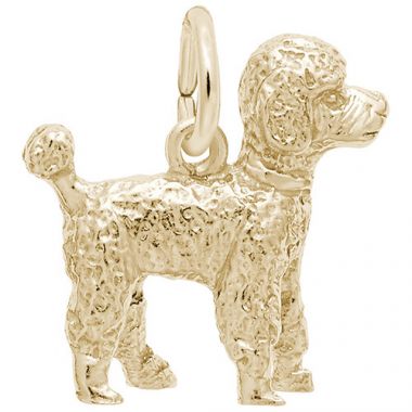 Rembrandt 14k Yellow Gold Poodle Dog Charm