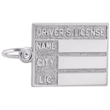 Rembrandt Sterling Silver Driver's License Charm