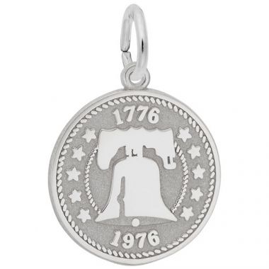 Rembrandt Sterling Silver Liberty Bell Charm
