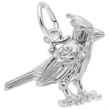Rembrandt Sterling Silver Cardinal Charm
