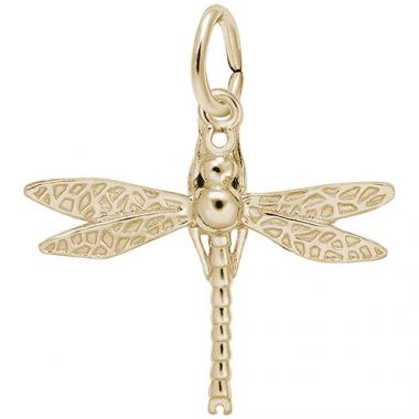 Rembrandt 14k Yellow Gold Dragon Fly Charm