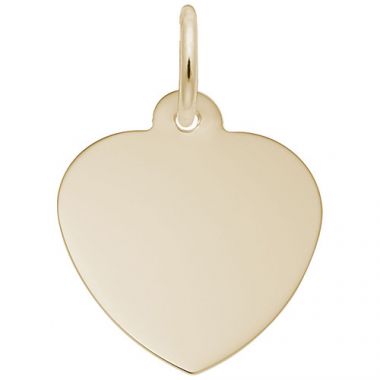 Rembrandt 14k Yellow Gold Small Heart Charm