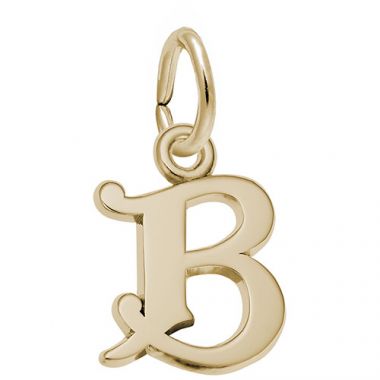 Rembrandt 14k Yellow Gold Initial "B" Charm