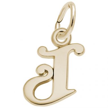 Rembrandt 14k Yellow Gold Initial "J" Charm