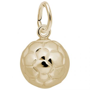 Rembrandt 14k Yellow Gold Soccer Ball Charm