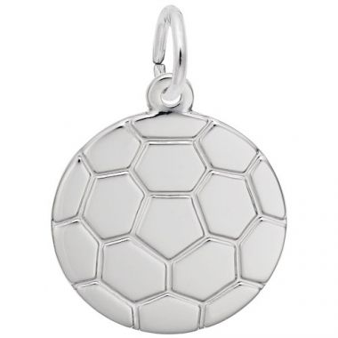 Rembrandt Sterling Silver Charm Soccer Ball Charm