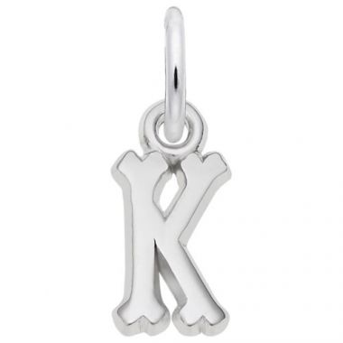 Rembrandt Sterling Silver Initial "K" Charm