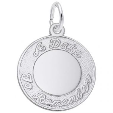 Rembrandt Sterling Silver A Date To Remember Charm