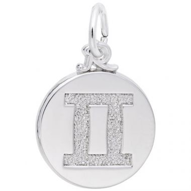 Rembrandt Sterling Silver Gemini Charm
