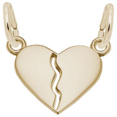 Rembrandt 14k Yellow Gold Heart Charm