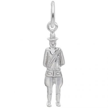 Rembrandt Sterling Silver Canadian Mountie Charm