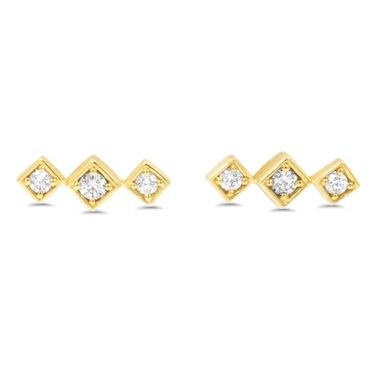 Lex Fine Jewelry Lex Triple Diamond Suds 14k White Gold .22ct