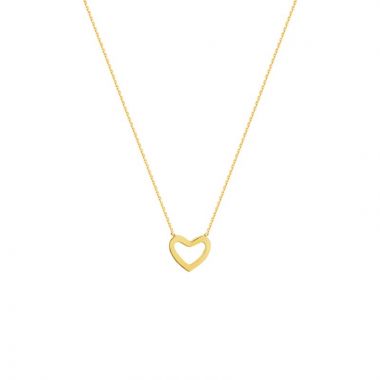 Midas 14k Yellow Gold Adjustable Mini Heart Necklace