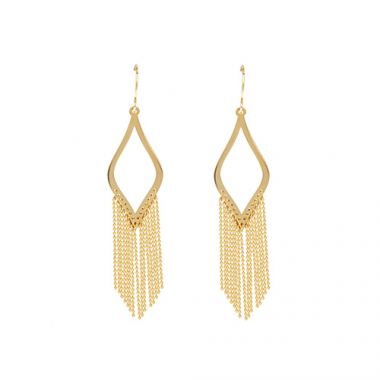 Midas 14k Yellow Gold Marquise Earrings