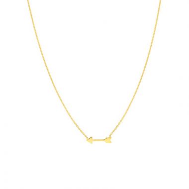 Midas 14k Yellow Gold Adjustable Arrow Necklace