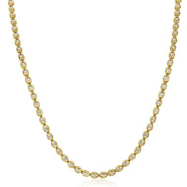 Gumuchian Oasis 18k Yellow Gold Illusion Diamond Necklace