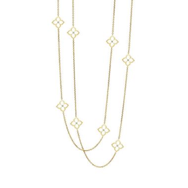 Gumuchian G. Boutique 18k Yellow Gold Diamond Lotus Necklace