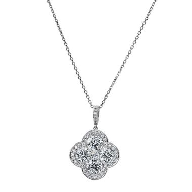 Gumuchian Fleur Platinum Diamond Necklace