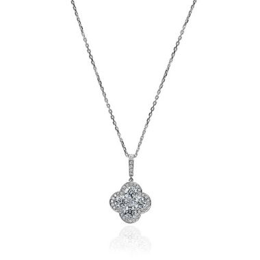 Gumuchian Fleur Platinum Diamond Necklace