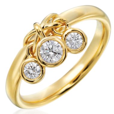 Gumuchian Moonlight 18k Gold Dancing Diamond Ring