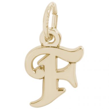 Rembrandt 14k Gold Initial F Charm