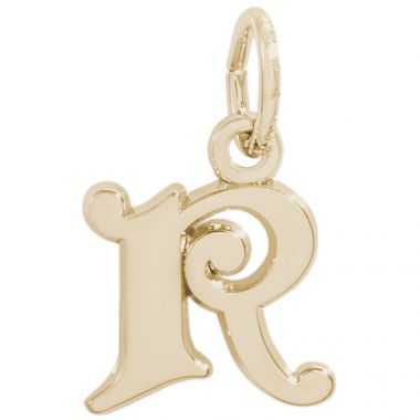 Rembrandt 14k Gold Initial R Charm